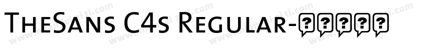TheSans C4s Regular字体转换